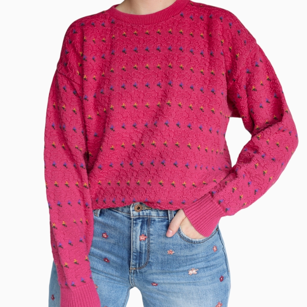 Vintage | American Eagle Pink Knit Sweater